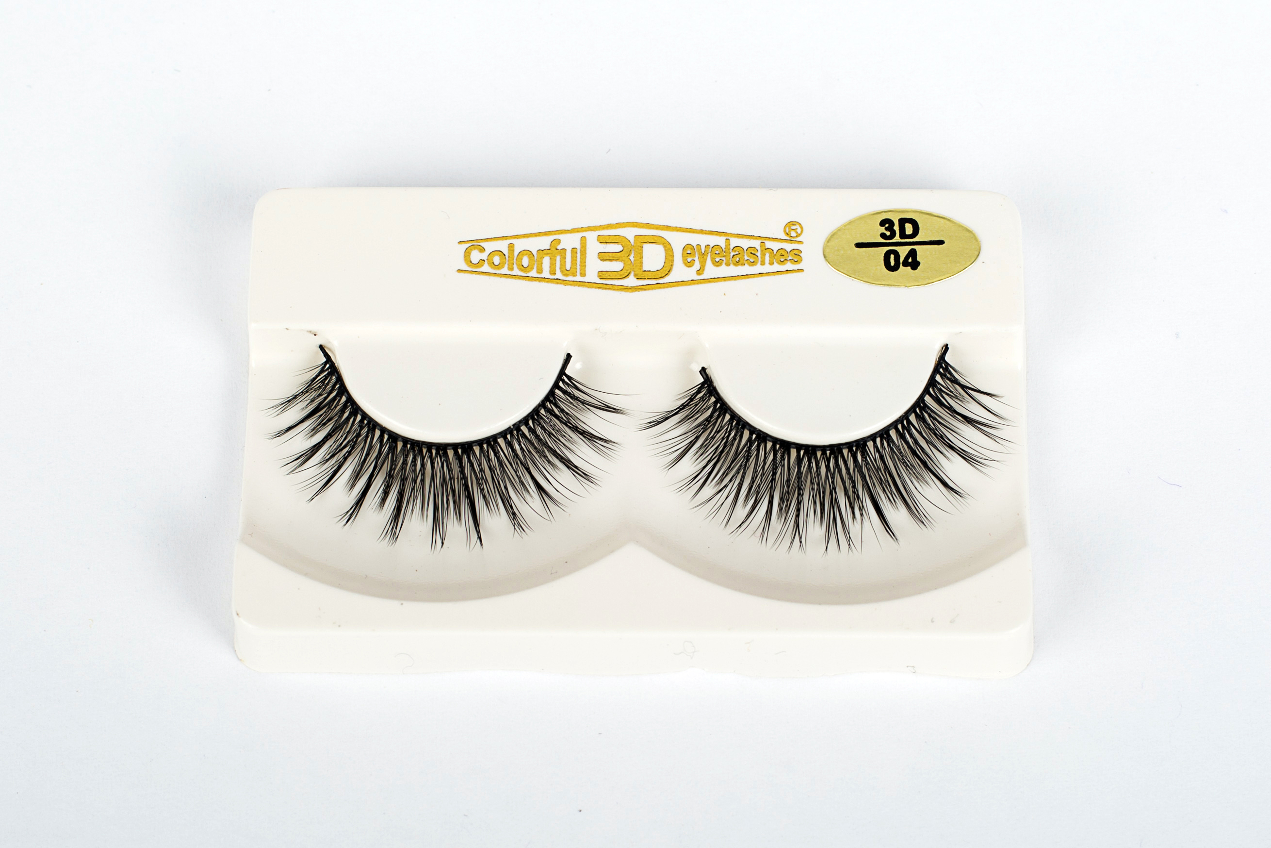 3D silk eyelashes strip fiber eye lashes JH010